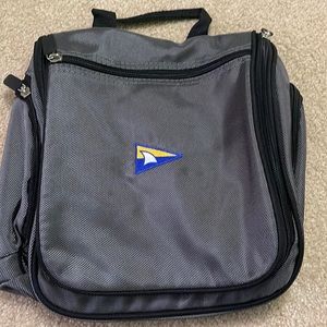 Nautical themed hanging travel toiletry bag. EUC